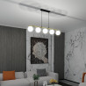 Lampa wisząca ALLORA 5 BL OPAL 1254/5 EMIBIG