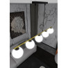 Lampa wisząca ALLORA 5 BL OPAL 1254/5 EMIBIG