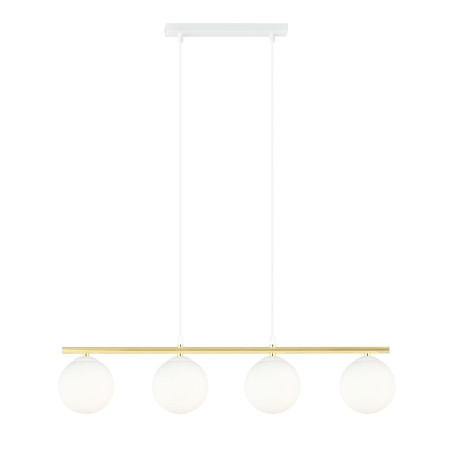 Lampa wisząca ALLORA 4 WH OPAL 1255/4 EMIBIG