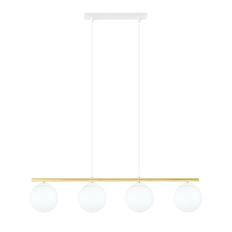 Lampa wisząca ALLORA 4 WH OPAL 1255/4 EMIBIG