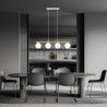 Lampa wisząca ALLORA 4 WH OPAL 1255/4 EMIBIG