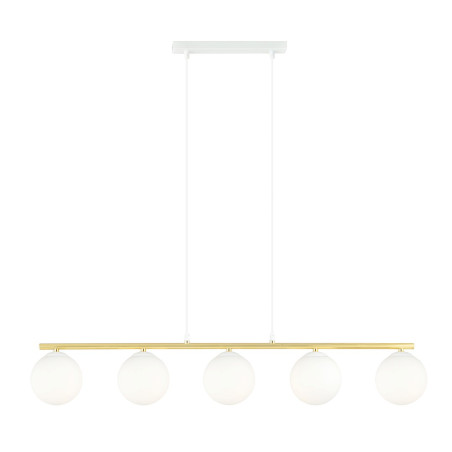 Lampa wisząca ALLORA 5 WH OPAL 1255/5 EMIBIG