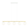 Lampa wisząca ALLORA 5 WH OPAL 1255/5 EMIBIG