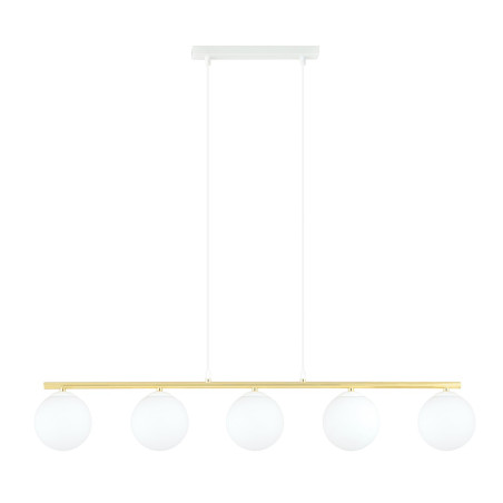 Lampa wisząca ALLORA 5 WH OPAL 1255/5 EMIBIG