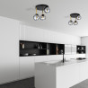 Lampa sufitowa  DOLCE 3 BL GRAFIT 1259/3 EMIBIG