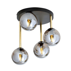 Lampa sufitowa  DOLCE 4 BL GRAFIT 1259/4 EMIBIG