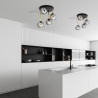 Lampa sufitowa  DOLCE 4 BL GRAFIT 1259/4 EMIBIG