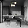 Lampa sufitowa  DOLCE 3 BL OPAL 1260/3 EMIBIG
