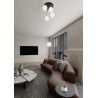 Lampa sufitowa  DOLCE 4 BL OPAL 1260/4 EMIBIG