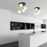 Lampa sufitowa  DOLCE 4 BL OPAL 1260/4 EMIBIG