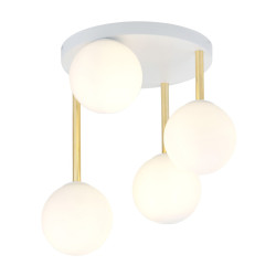 Lampa sufitowa  DOLCE 4 WH OPAL 1261/4 EMIBIG