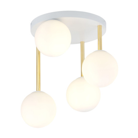 Lampa sufitowa  DOLCE 4 WH OPAL 1261/4 EMIBIG