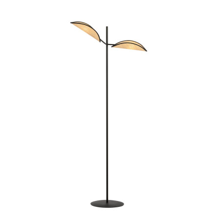 Lampa podłogowa VENE LP2 BLACK/RATTAN 1160/LP2 EMIBIG