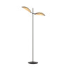 Lampa podłogowa VENE LP2 BLACK/RATTAN 1160/LP2 EMIBIG
