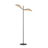 Lampa podłogowa VENE LP2 BLACK/RATTAN 1160/LP2 EMIBIG