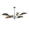 Lampa sufitowa  VENE 6 BLACK/GOLD 1158/6 EMIBIG