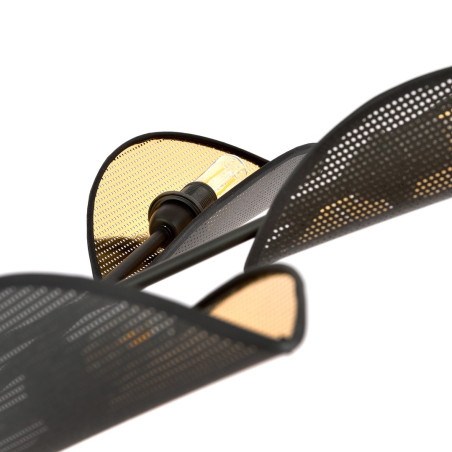 Lampa sufitowa  VENE 6 BLACK/GOLD 1158/6 EMIBIG