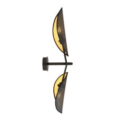 Kinkiet VENE K2 BLACK/GOLD 1158/K2 EMIBIG