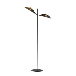 Lampa podłogowa VENE LP2 BLACK/GOLD 1158/LP2 EMIBIG