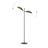 Lampa podłogowa VENE LP2 BLACK/GOLD 1158/LP2 EMIBIG