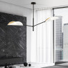 Lampa sufitowa  VENE 2 WHITE/GOLD 1159/2 EMIBIG