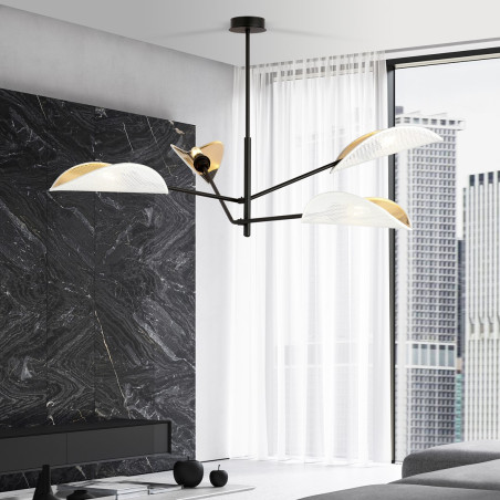 Lampa sufitowa  VENE 4 WHITE/GOLD 1159/4 EMIBIG