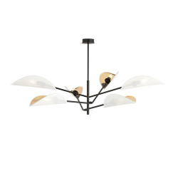 Lampa sufitowa  VENE 6 WHITE/GOLD 1159/6 EMIBIG