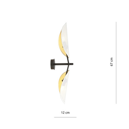 Kinkiet VENE K2 WHITE/GOLD 1159/K2 EMIBIG