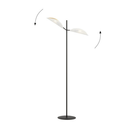 Lampa podłogowa VENE LP2 WHITE/GOLD 1159/LP2 EMIBIG