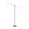 Lampa podłogowa VENE LP2 WHITE/GOLD 1159/LP2 EMIBIG
