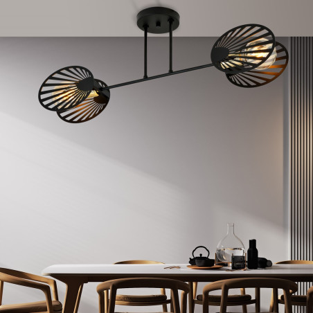 Lampa sufitowa TALIA 2 BLACK 1181/2 EMIBIG