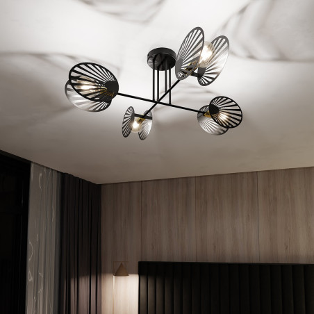 Lampa sufitowa TALIA 4 BLACK 1181/4 EMIBIG