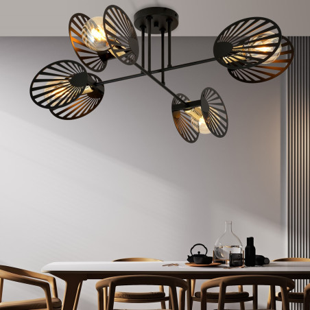 Lampa sufitowa TALIA 4 BLACK 1181/4 EMIBIG