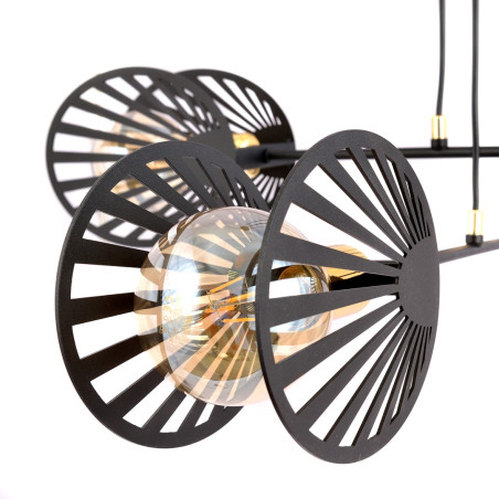 Lampa wisząca PLAYA 4 BLACK  1146/4 EMIBIG