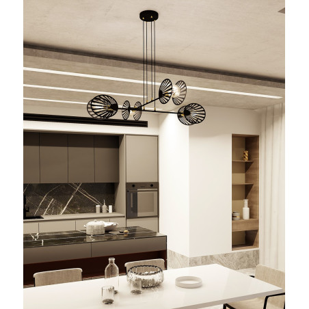 Lampa wisząca PLAYA 4 BLACK  1146/4 EMIBIG