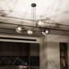 Lampa wisząca PLAYA 4 BLACK  1146/4 EMIBIG