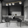 Lampa sufitowa  MONZA 4 BL GRAFIT 1250/4 EMIBIG