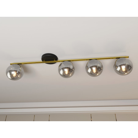 Lampa sufitowa  MONZA 4 BL GRAFIT 1250/4 EMIBIG