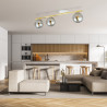 Lampa sufitowa  MONZA 3 WH GRAFIT 1251/3 EMIBIG