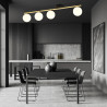 Lampa sufitowa  MONZA 4 BL OPAL 1252/4 EMIBIG