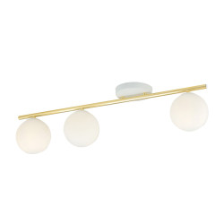Lampa sufitowa  MONZA 3 WH OPAL 1253/3 EMIBIG