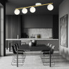 Lampa sufitowa  MONZA 4 WH OPAL 1253/4 EMIBIG