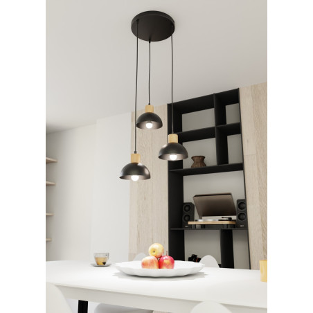 Lampa sufitowa SECO 3 BL PREM 1393/3PREM EMIBIG