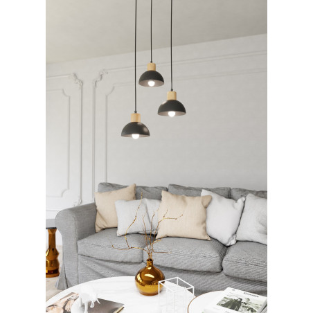 Lampa sufitowa SECO 3 BL PREM 1393/3PREM EMIBIG