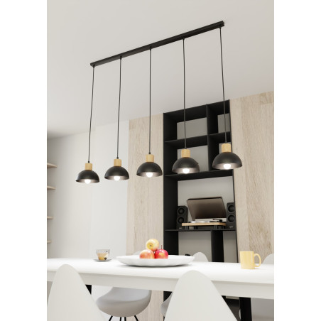 Lampa sufitowa SECO 5 BL 1393/5 EMIBIG
