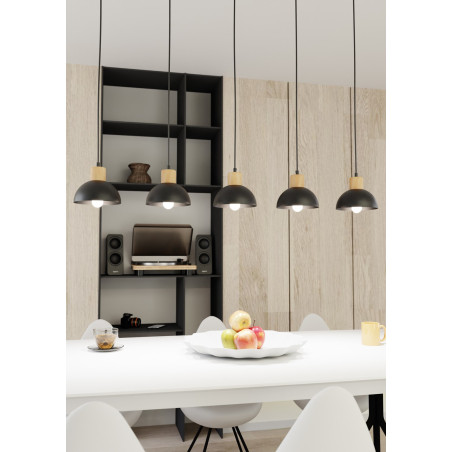 Lampa sufitowa SECO 5 BL 1393/5 EMIBIG