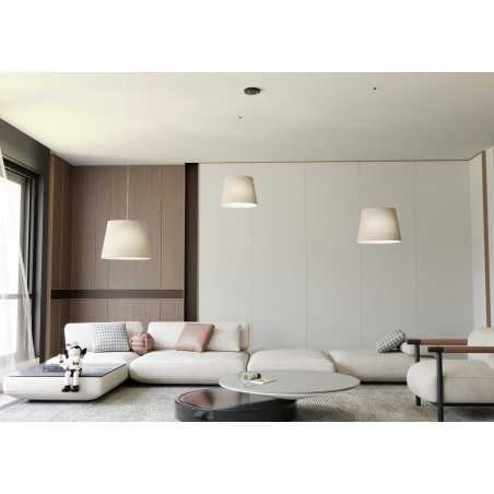 Lampa wisząca ASCOT 3 BEIGE 1423/3 EMIBIG