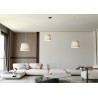 Lampa wisząca ASCOT 3 BEIGE 1423/3 EMIBIG