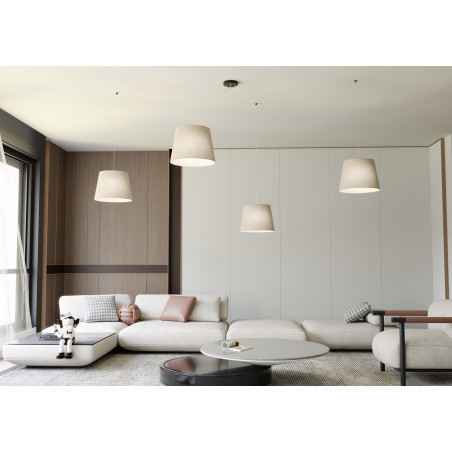 Lampa wisząca ASCOT 4 BEIGE 1423/4 EMIBIG
