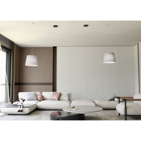 Lampa wisząca ASCOT 1 GRAY 1424/1 EMIBIG